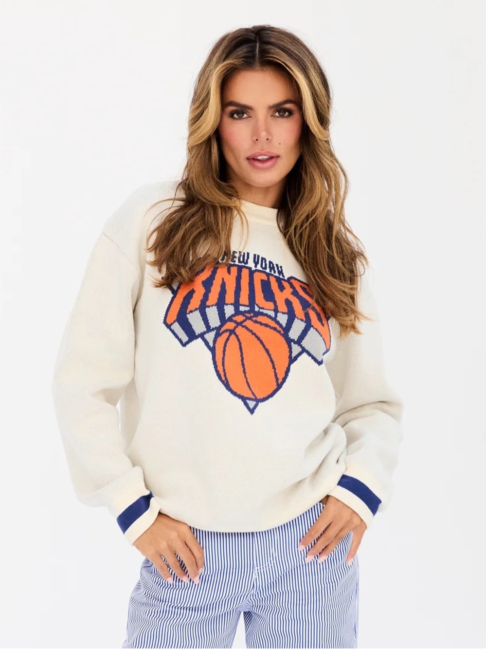 Terez New York Knicks Crewneck Sweater